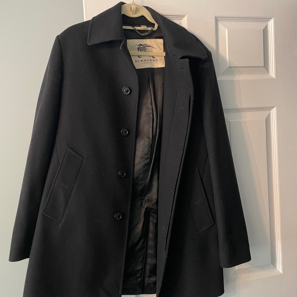 Burberry mens wool jacket - size small